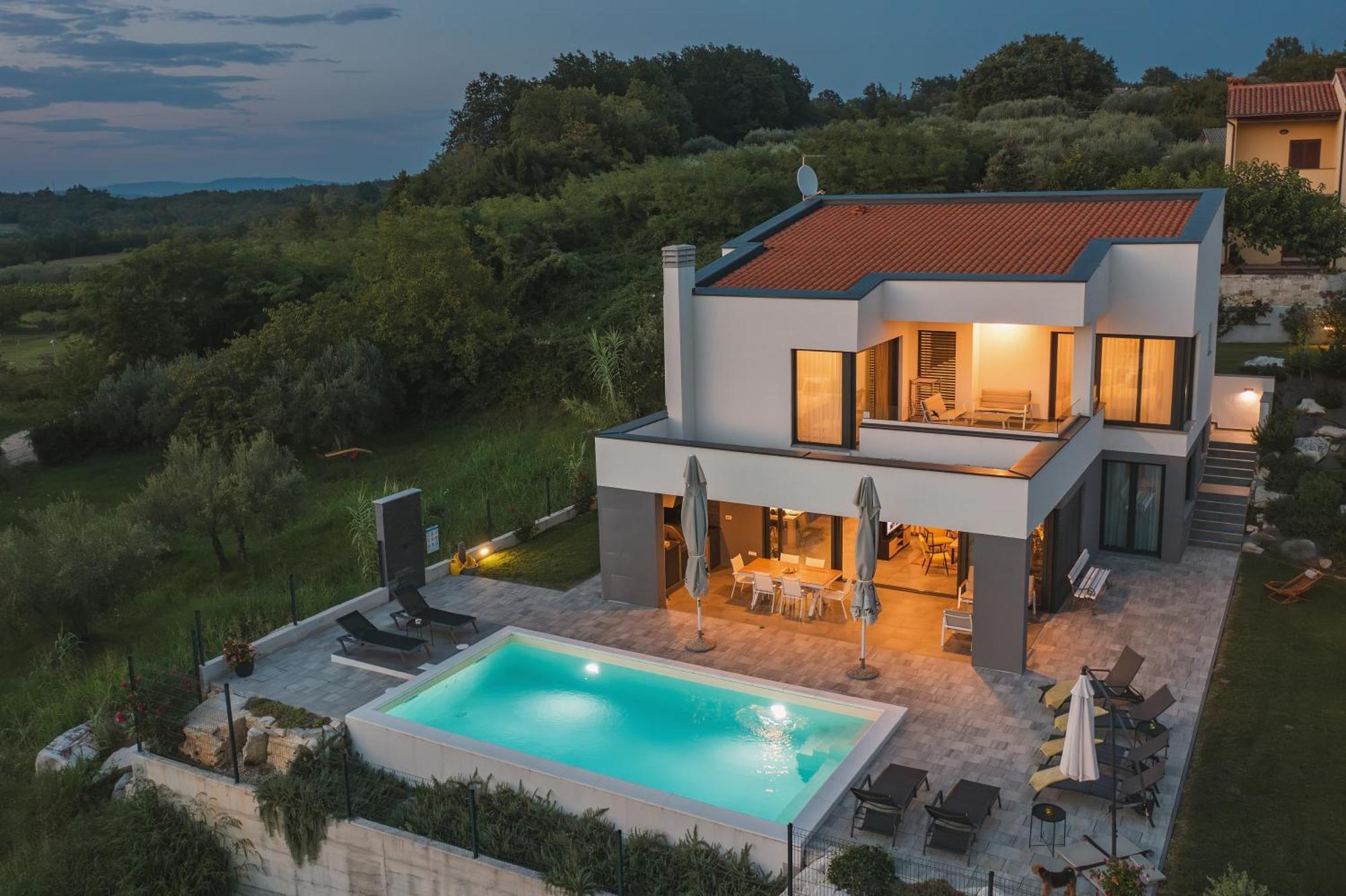Villa Boiky - Private Pool And Amazing Sea View, Istria Materada Экстерьер фото